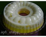 Foto langkah ke 7 dari resep Puding Nangka 2 in 1.