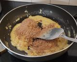 A picture of step 2 of Coffee Almond fudge.