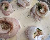 Foto del paso 3 de la receta: Rollitos de Merluza en salsa cremosa 🐟