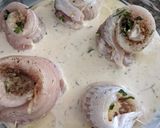 Foto del paso 3 de la receta: Rollitos de Merluza en salsa cremosa 🐟