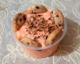 A picture of step 5 of Choco custard with sago dana twist 🍪🍪🍨🍨.