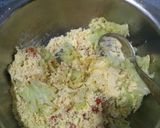 A picture of step 4 of Lauki balls in chettinad gravy.