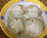 A picture of step 7 of Instant Coconut Dry Fruits Bread Bhallas.
