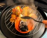 A picture of step 8 of Paneer shashlik tikka.