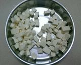 Hình bước làm 1 của món Bánh Hỏi & Đậu + Củ Sắn Nướng Chay