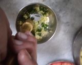 A picture of step 1 of Masala Puri and Bhaji.