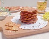 A picture of step 8 of Almond Tuiles.