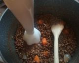 Foto del passaggio 11 della ricetta Pasta ripiena di cotechino al lambrusco su crema di lenticchie