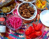 عکس مرحله 4 از دستور 🌸😋خوراک قارچ و گوشت😋🌸