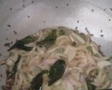 A picture of step 3 of Idli Sambhar with coconut chutney.