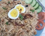 A picture of step 6 of Chana pulao.