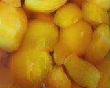Hình bước làm 1 của món Trà đào hạt chia