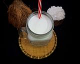 A picture of step 5 of Homemade Coconut Milk.