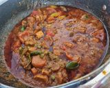 A picture of step 8 of Restaurant style Vegetable Korma (no onion-garlic).