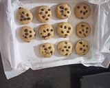 A picture of step 3 of Wheat flour chocochips cookies.