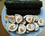 Foto langkah ke 4 dari resep Sushi Roll/Kimbap simple no mirin no cuka.
