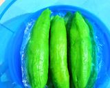 Foto langkah ke 3 dari resep Es Pisang ijo kukus.