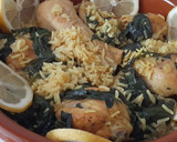 Foto del paso 6 de la receta: Pollo al limón con espinacas