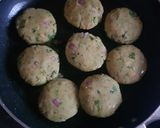 A picture of step 7 of Sweet potato tikki.