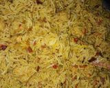 A picture of step 7 of Chicken Biryani.