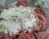 Foto del paso 4 de la receta: Carne y chile relleno de queso con tocino
