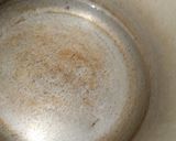 A picture of step 1 of Beef pulao.