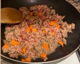 Foto del paso 3 de la receta: Calabaza rellena con carne, a las brasas