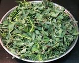 A picture of step 1 of Makhana Corn Hariyali Saag.