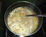 Foto langkah ke 3 dari resep Sup jagung bakso serabut telur.