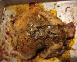 A picture of step 11 of Rock Cornish Game Hen stuffed and glazed.