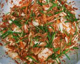 Hình bước làm 22 của món Kim chi cải thảo