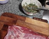 Foto del paso 4 de la receta: Colita de cuadril rellena fría para las fiestas ✨🎄✨