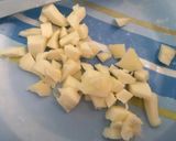 Foto del paso 2 de la receta: Huevo revuelto con champiñones, salchicha y queso