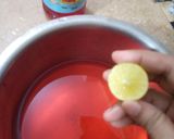 A picture of step 2 of Lemonade Rooh Afza Drink.