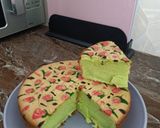 Foto langkah ke 6 dari resep Bolu Pandan jelita metode all in one.