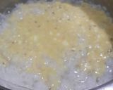A picture of step 3 of Besan Pithala - Rice.