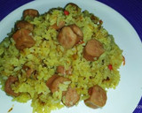 Foto del paso 3 de la receta: Arroz con salchichas