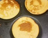A picture of step 4 of Apple Cinnamon Pancakes.