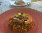Foto del paso 8 de la receta: Arroz seco de verduras, gambas y aguacate