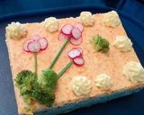 Une image de l'étape 8 de Flan de légumes au crabe.