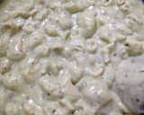 A picture of step 5 of Desi Pesto Macaroni.
