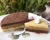 Foto langkah ke 6 dari resep Bolu Kukus Lapis Tiramisu.