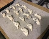 A picture of step 6 of Mini Puff Pastry Croissants with Roquefort and Blue Poppy Seeds.