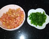 A picture of step 2 of Tikka Masala Capsicum Macaroni.