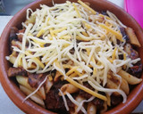 Foto del paso 7 de la receta: Macarrones con tomate, longaniza y champiñones🍄