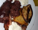 Foto del paso 4 de la receta: Bondiola con papas y batatas asadas