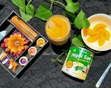 Hình bước làm 1 của món Cafe sữa đào