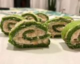 Foto del paso 3 de la receta: Rolls de espinacas y salmón
