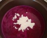 Puding Buah Naga Lapis Susu langkah memasak 2 foto