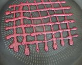 A picture of step 4 of Oatmeal Pancake with Fresh Cream and Beetroot Eggless.